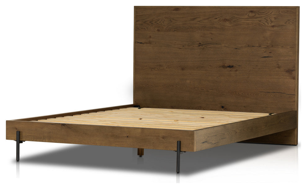 Eaton Bed-Amber Oak Resin- Queen