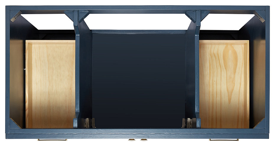Ariel Hamlet 43" Rectangle Sink Bath Vanity, 0.75" Carrara Marble