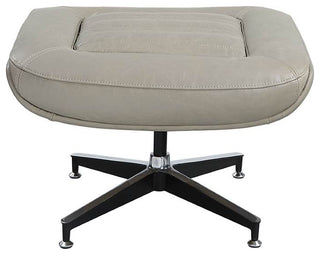 Piran Ottoman Twilight Top Grain Leather