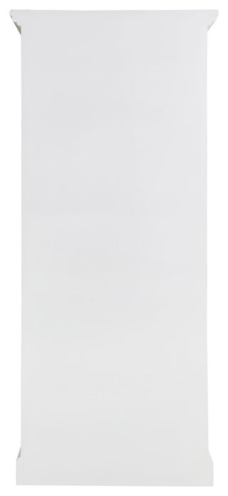 Tammi 2-door Tall Cabinet Antique White and Brown