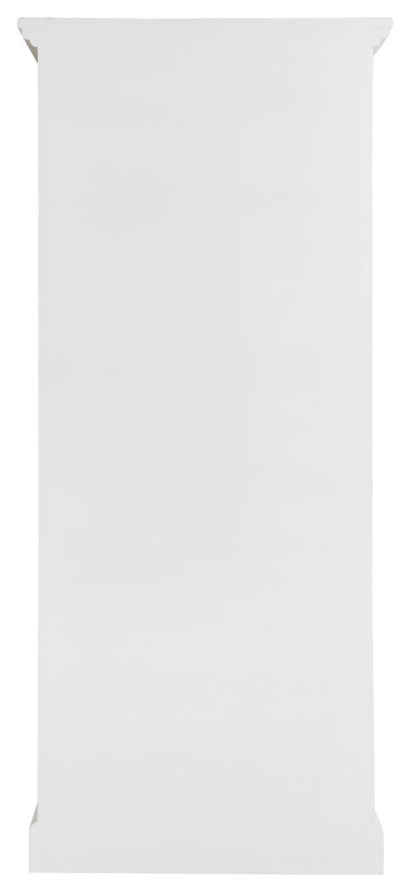 Tammi 2-door Tall Cabinet Antique White and Brown