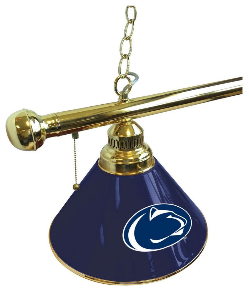 Holland Pennsylvania State University 3-Shade Billiard Light - Brass