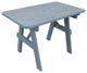 Pressure Treated Pine Traditional Picnic Table, Gray Stain, 5 Foot, With Umbrella Hole