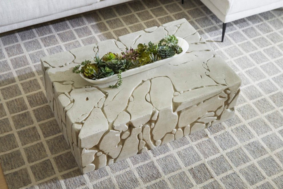 Branch Waterfall Coffee Table, Bleached