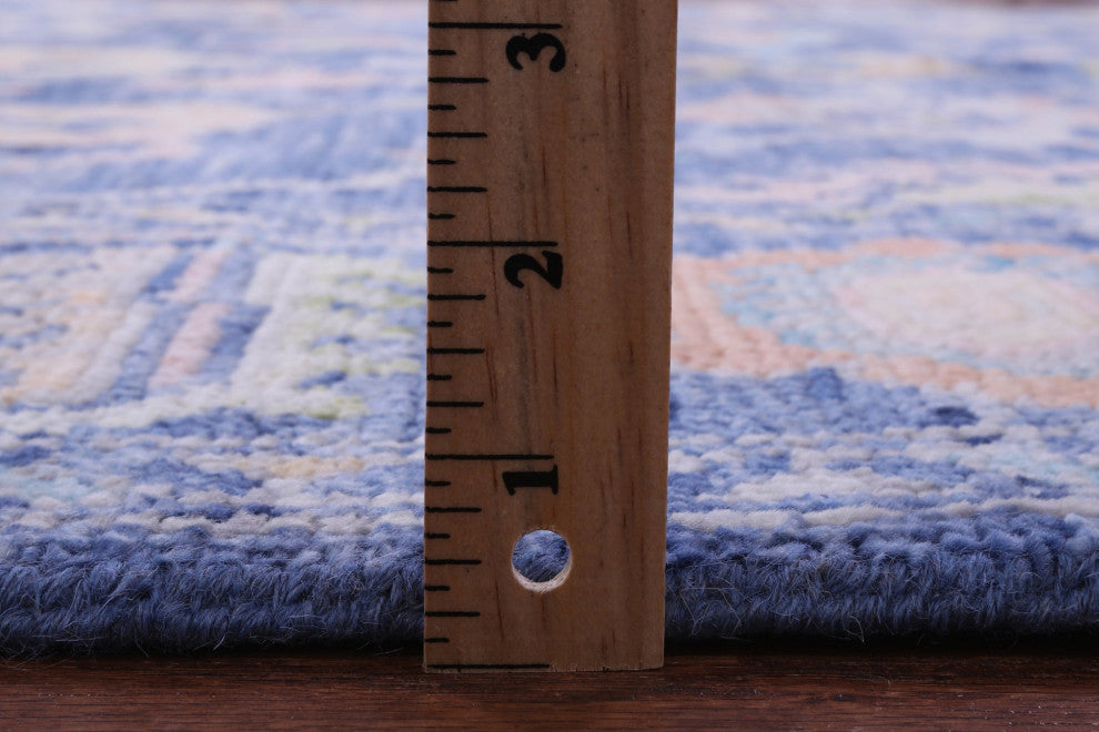 6' 0" X 9' 6" Handmade Turkish Oushak Wool Rug - Q15610
