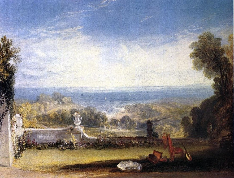Joseph William Turner View from the Terrace of a Villa at Niton Wall Decal