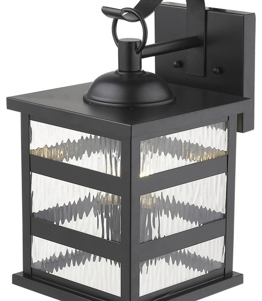 Morris 3-Light Matte Black Wall Light