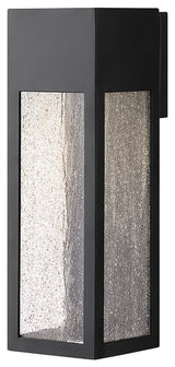 Hinkley Rook Medium Wall Mount Lantern, Satin Black