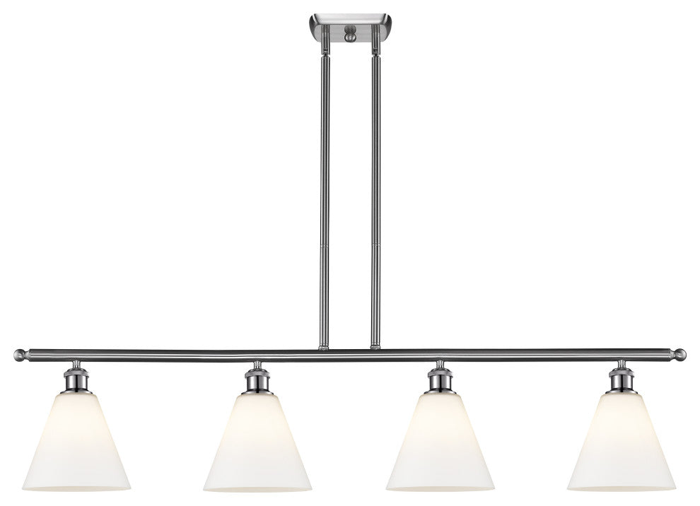 Innovations 516-4I-SN-GBC-81-LED 4 Light Island Light, Brushed Satin Nickel