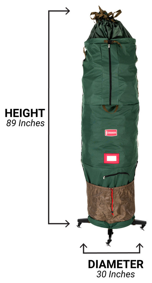 Medium Upright Christmas Tree Storage Bag With Wheels