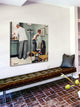 "Before the Shot" Painting Print on Canvas by Norman Rockwell