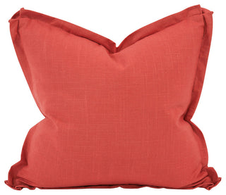 Howard Elliott Davida Kay Linen Slub Poppy 20" x 20" Pillow - Down Insert