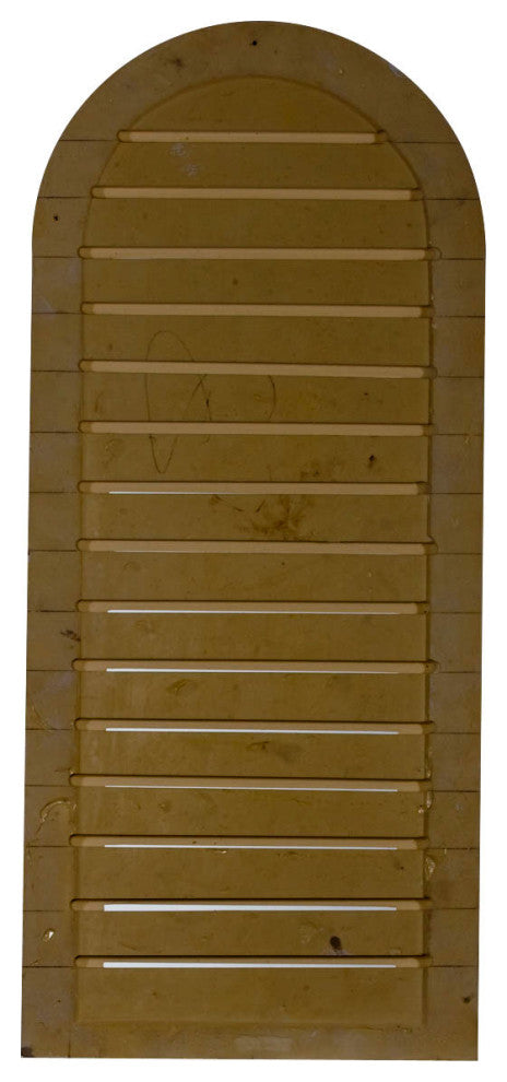 14"W x 32"H Cathedral Gable Vent Louver, Functional