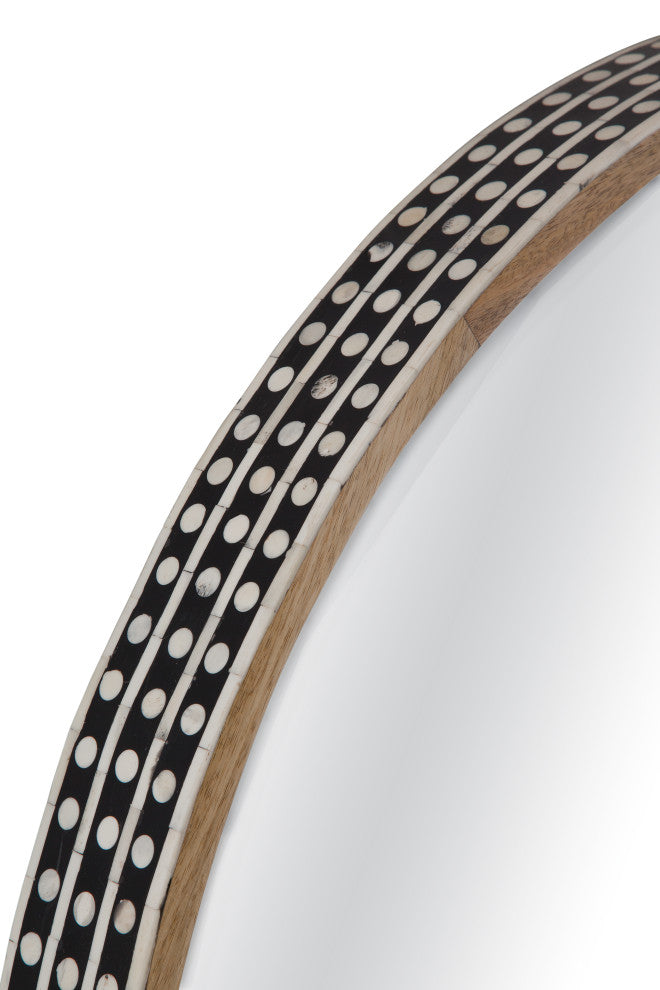 Changes Wall Mirror - Natural/Black/Ivory