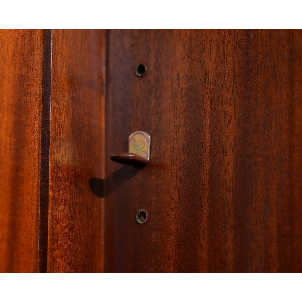 Banded Mahogany Bookcase