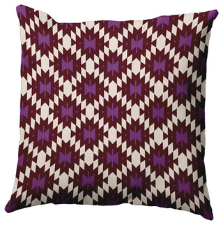 20" x 20" Geo Craze Decorative Throw Pillow, Amethyst
