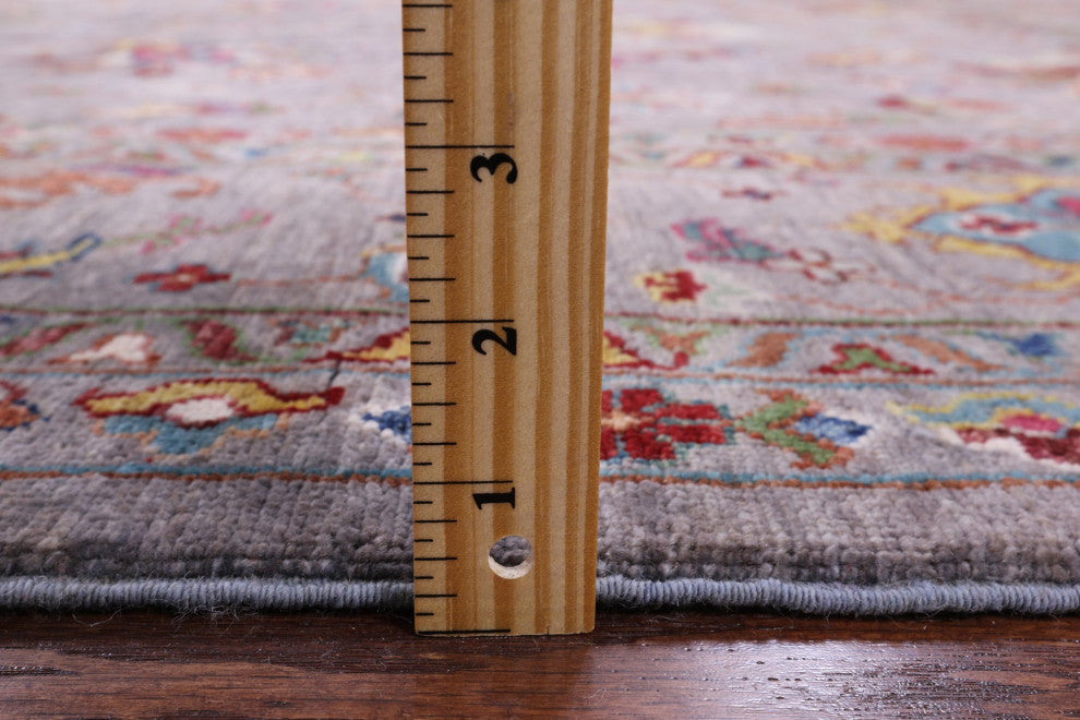 Persian Tabriz Hand-Knotted Wool Rug 6' 9" X 9' 8" Q7521
