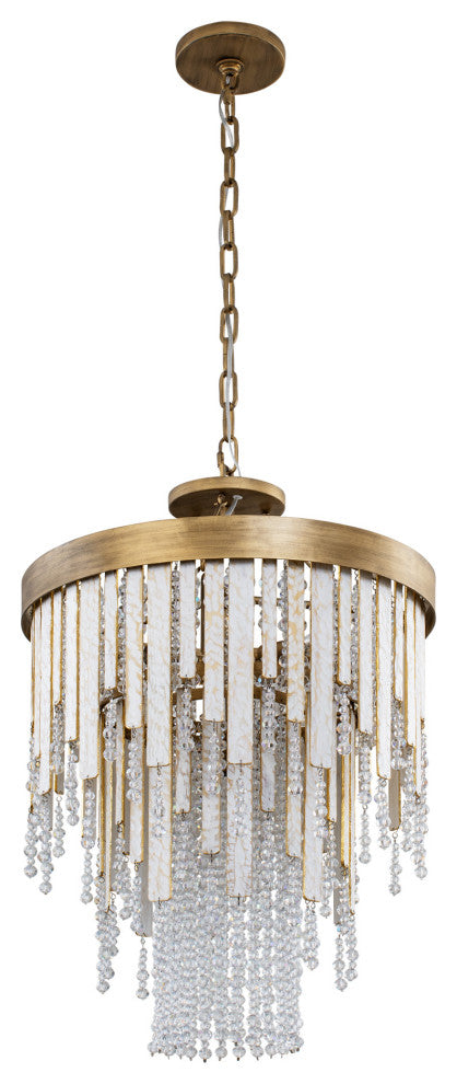 Lafayette 4-Lt Chandelier - Havana Gold