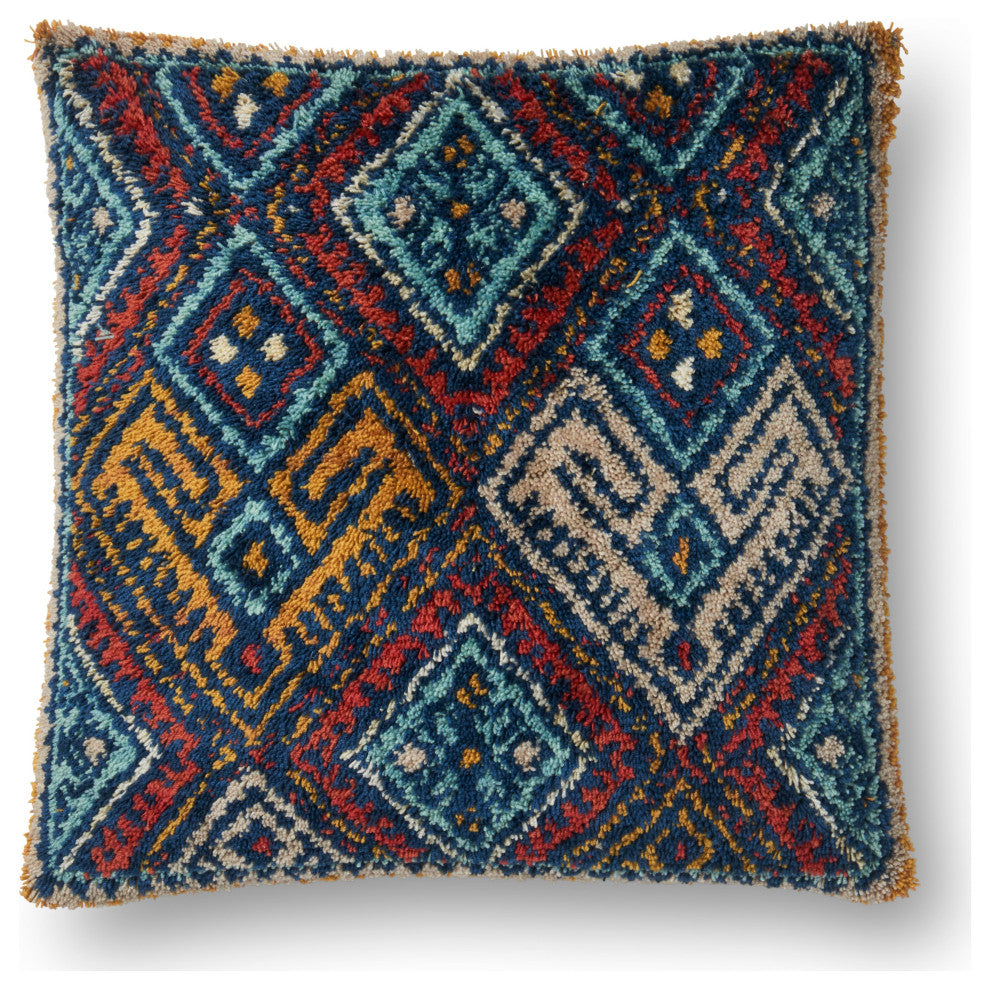 Multi 22"x22" Decorative Accent Pillow