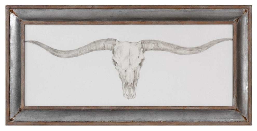 Uttermost Western Skull Mount Print