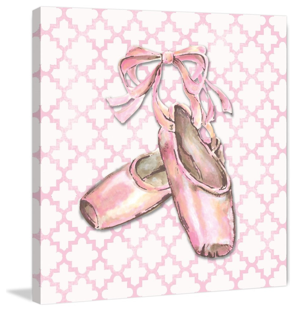 Marmont Hill, "Ballet Trellis" by Reesa Qualia Painting on Wrapped Canvas, 48x48
