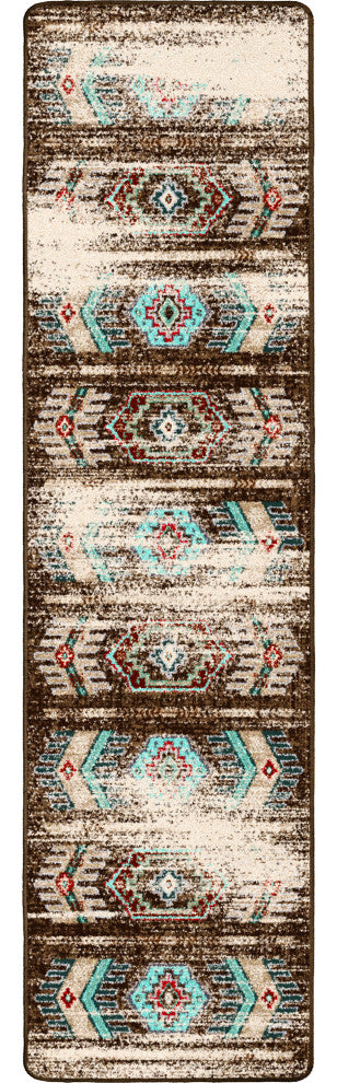Carlsbad Distressed, Brown, 2'x8'