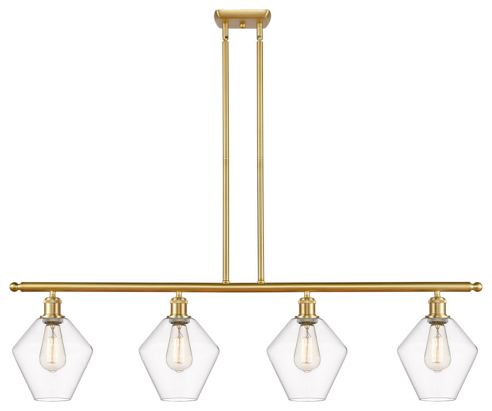 Innovations 516-4I-SG-G652-8 4-Light Island Light, Satin Gold