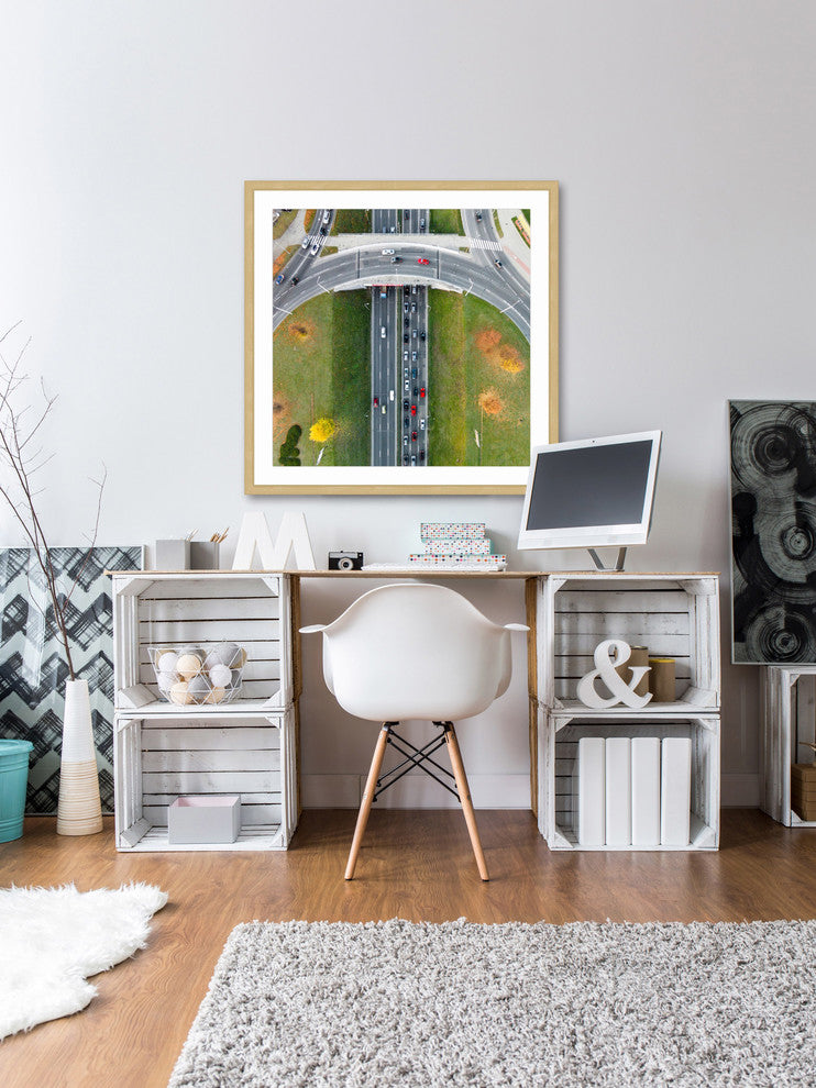 "Underpass" Framed Print by Karolis Janulis