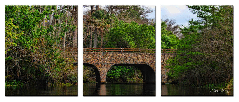 Ready2hangart Chris Doherty ''Loxahatchee Bridge'' 3-piece Canvas Wall Art