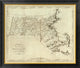 "State of Massachusetts, 1796" Framed Canvas Giclee by John Reid, 34x29"