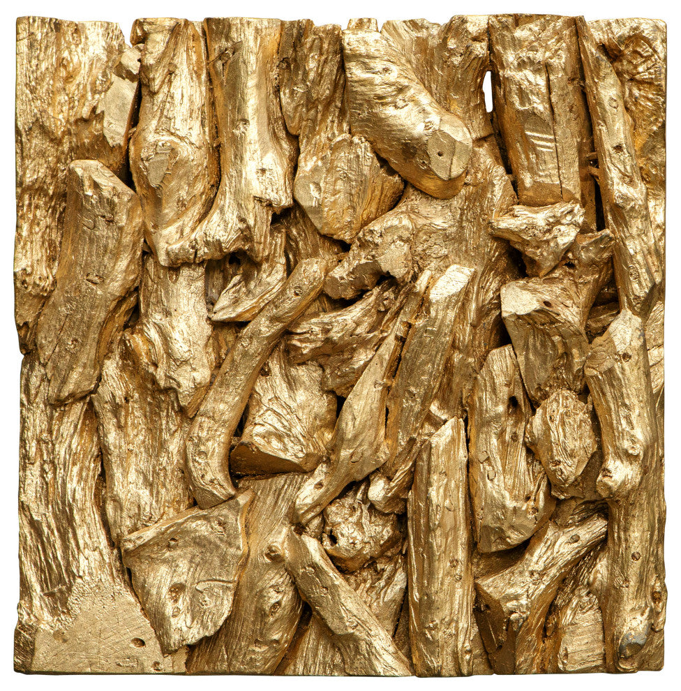 Uttermost 04327 Rio Gold Wood Wall Decor