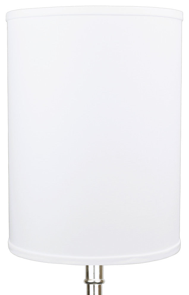 FenchelShades Drum Lampshade 11"x11"x15", Linen White