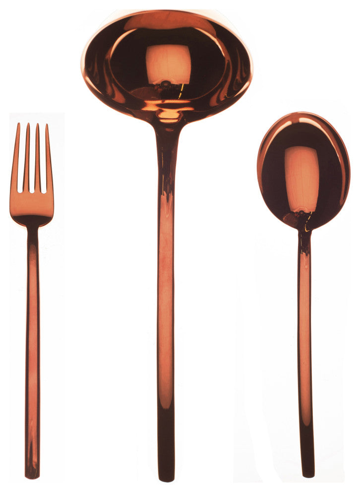 Due Serving Set, Bronze, 3 Pcs.