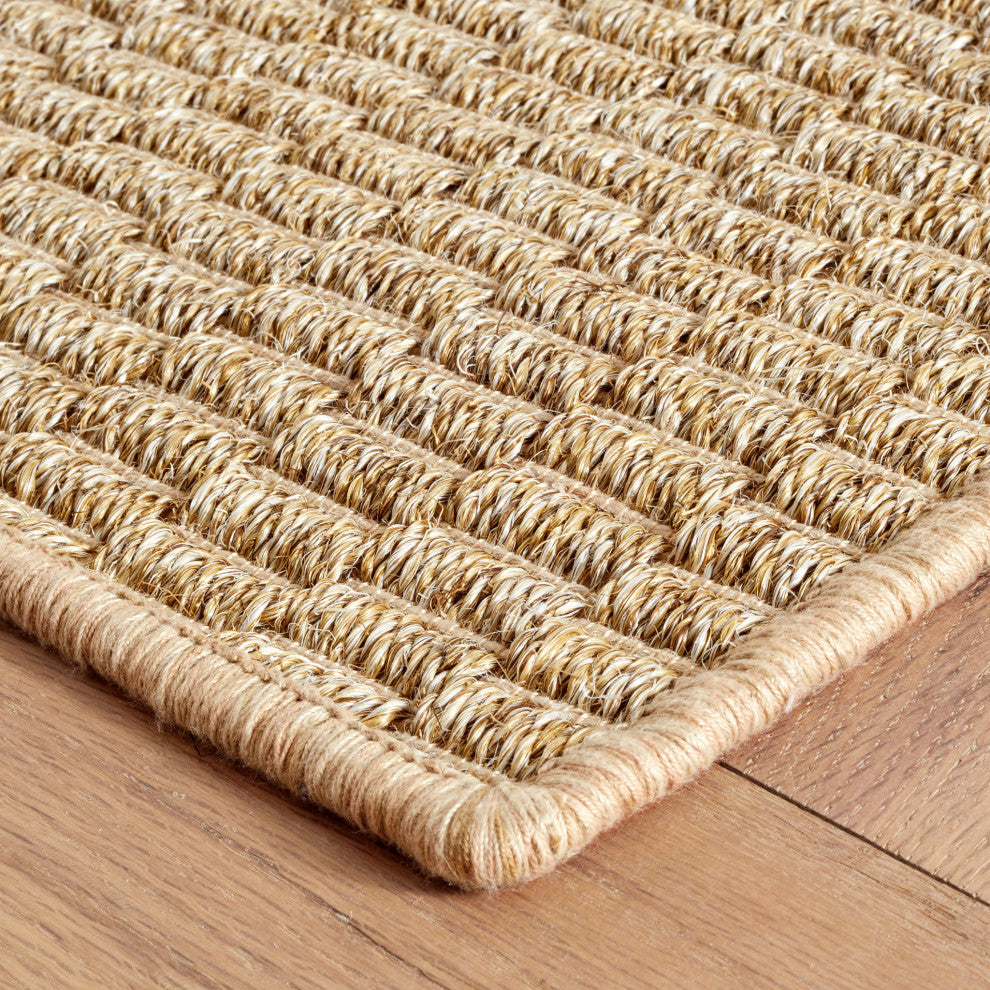 Dash & Albert Wicker Natural Woven Sisal Rug, Natural, 8' x 10'