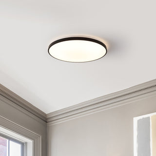 Astrid 21.25" 1-Light Modern Minimalist Iron Circle Integrated LED Flush Mount