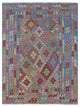 6' 10" X 9' 8" Reversible Flat Weave Kilim Rug Q8294