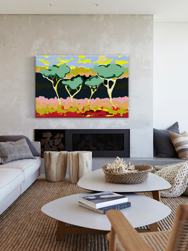 "Juan Les Pins 2" by Arthur Pina Painting Print Wrapped Canvas, 18x12