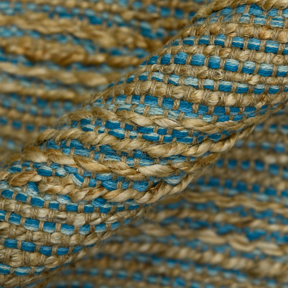 Naturals Sinclair Area Rug, Blue, 5' x 8', Striped