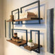 D-Bodhi Metal Frame Wall Box, Brown