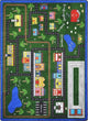 Kid Essentials Rug, Tiny Town, Multicolored, 7'8"x10'9"