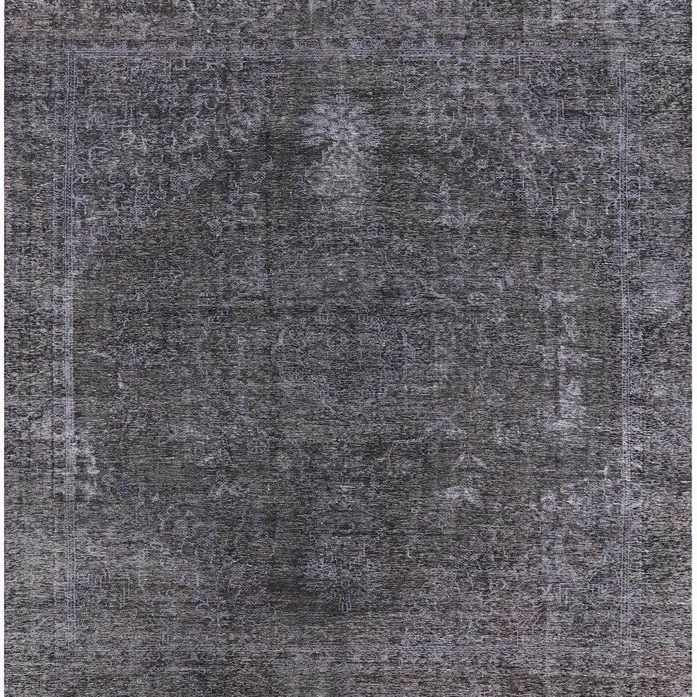 Ahgly Company Indoor Square Mid-Century Modern Area Rugs, 7' Square