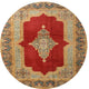 Ahgly Company Indoor Round Traditional Area Rugs, 4' Round