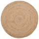 Safavieh Natural Fiber Nf801N Geometric Rug, Natural/Natural, 9'0"x9'0" Round