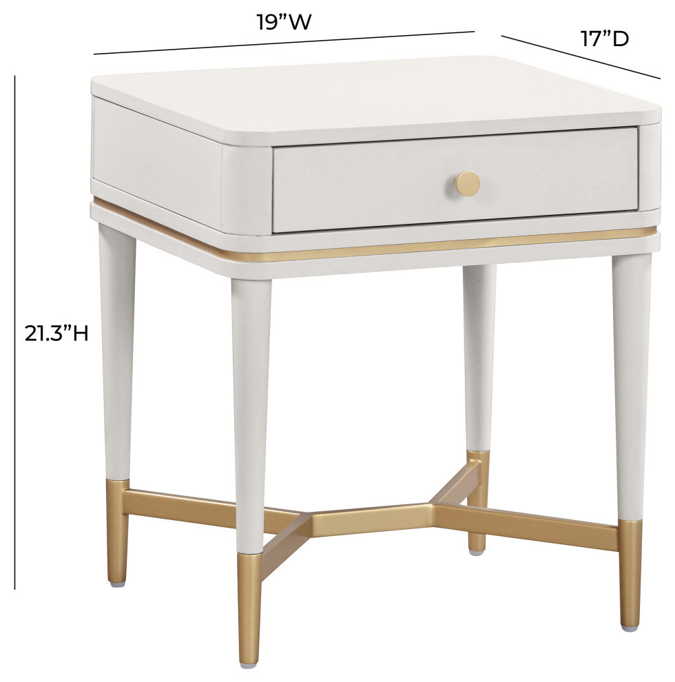 Julieta Cream Nightstand