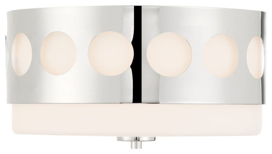 Crystorama Kirby Two Light Ceiling Mount KIR-B8100-PN