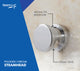 Oasis 9 Kw Steam Bath Generator With Built-In Auto Drain, Polished Chrome