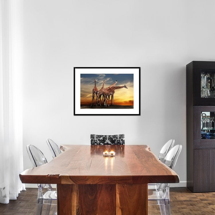 "Untitled" Framed Digital Print by Anna Cseresnjes, 38x27"