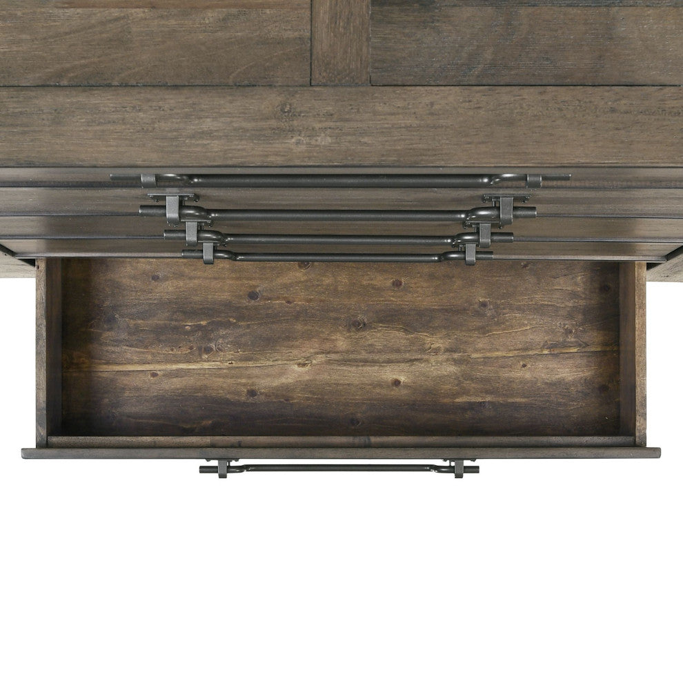 Picket House Furnishings Memphis Panel 3PC Bedroom Set in Grey