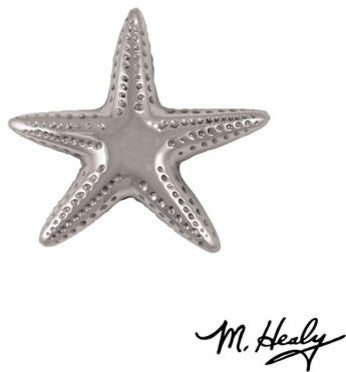 Starfish Doorbell Ringer, Nickel Silver