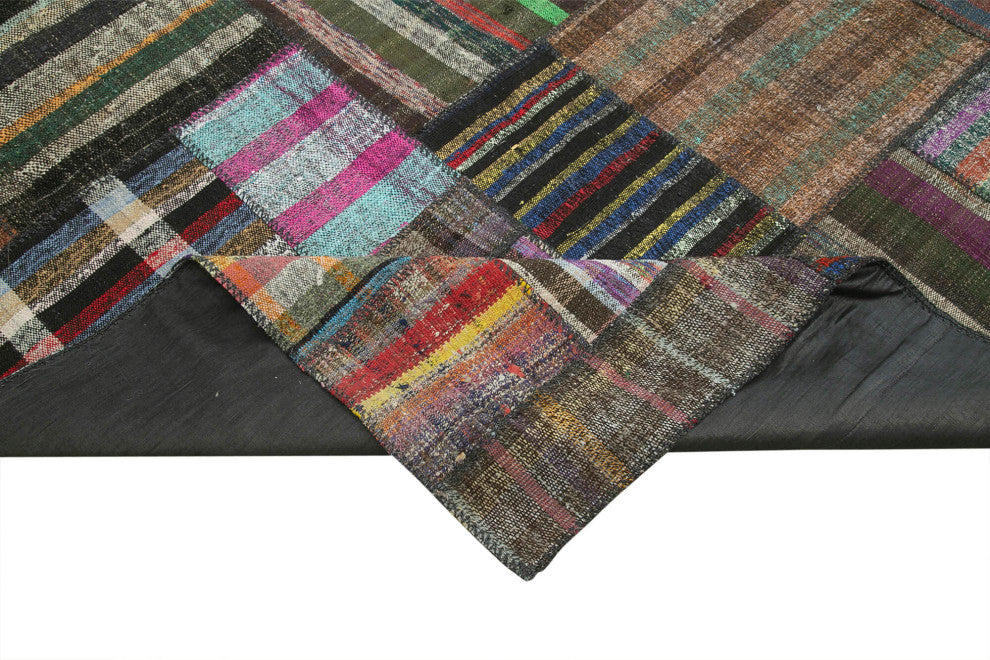 Rug N Carpet - Handmade Anatolian 10' 10'' x 13' 2'' Rustic Patchwork Kilim Rug